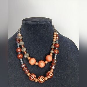 Elegant Multi-Color Beaded Necklace